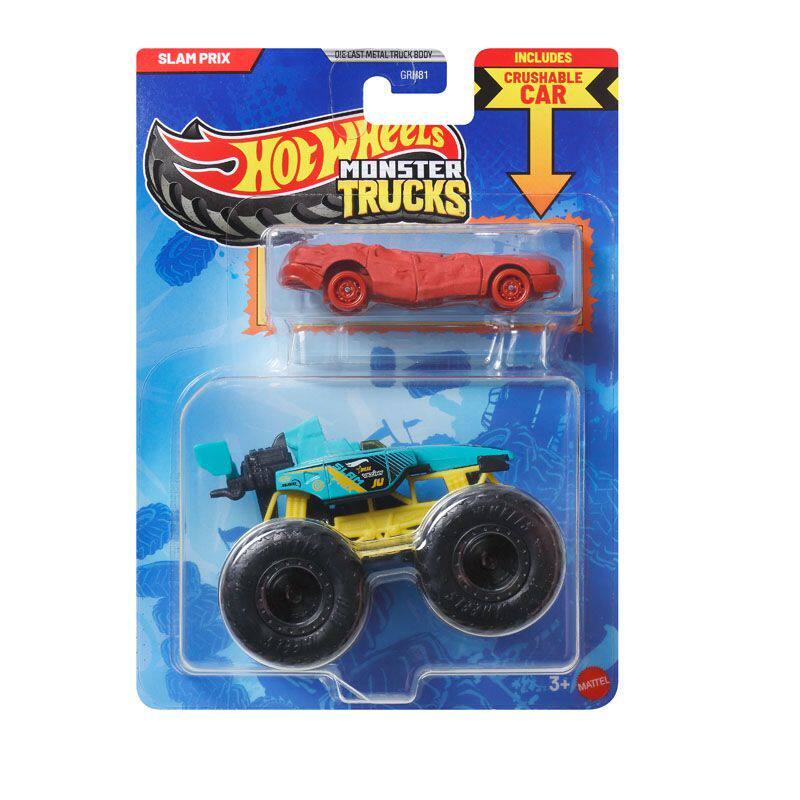 Hot Wheels Car Monster Trucks - รถฮอตวีลส์ ปี 2026 รถบรรทุกมอนสเตอร์ รุ่น SLAM