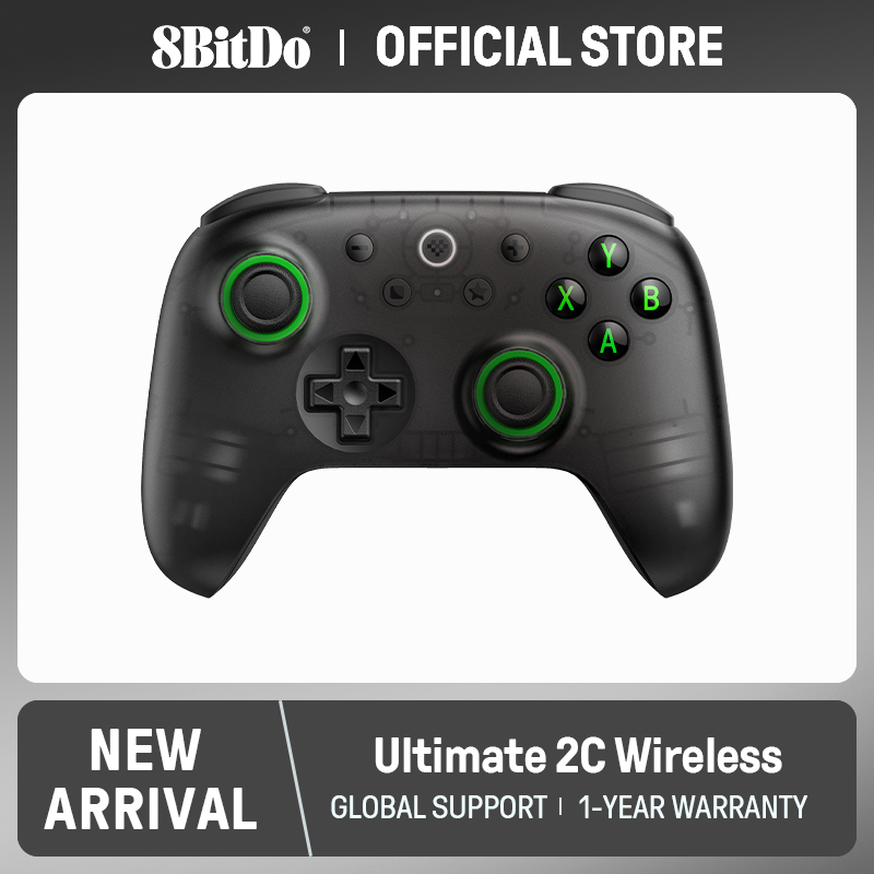 Board Game Android - 8BitDo - คอนโทรลเลอร์เกมไร้สายรุ่น Ultimate 2C สำหรับพีซี,