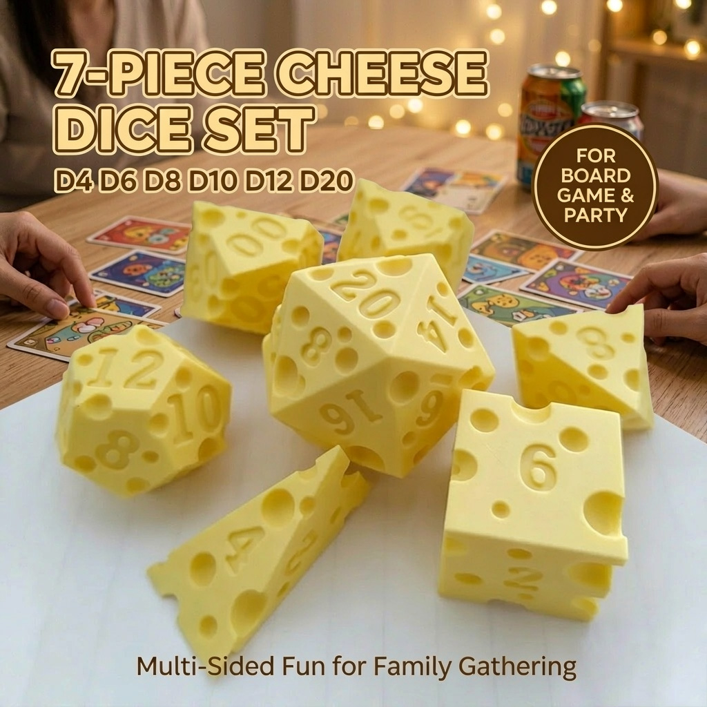 ชุดลูกเต๋าชีสรูปทรงผิดปกติสุดส - Board Game Live บทวิจารณ์และราคา